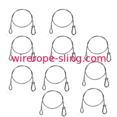 ステンレス鋼の吊り鎖に抵抗する摩耗は鋼鉄ケーブル段階の照明のための安全を投げます