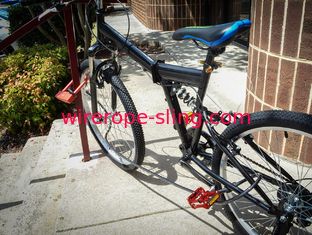 12mmワイヤー ロープの吊り鎖のビニールは密封された輪にされた端と編みこみの鋼鉄に塗りました