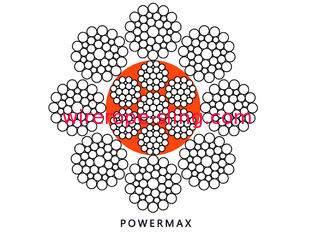 8 x 36WS IWRC -非フィルターが付いているワイヤー ロープを引くロープを回すPは中心を緩和しました