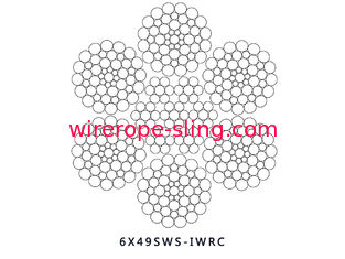 負荷1000mtrsを壊す最高の鉱山のベルト・コンベヤーのための6x41鋼線ロープ