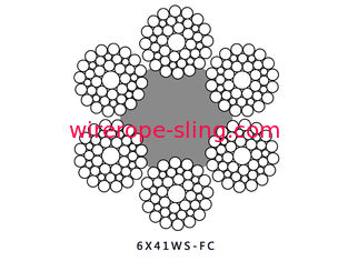 負荷1000mtrsを壊す最高の鉱山のベルト・コンベヤーのための6x41鋼線ロープ