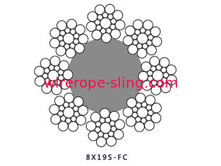 エレベーターの牽引のモールのエレベーター ワイヤー ロープのための8x19S鋼線ロープ