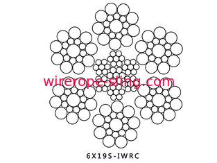 長距離伝達と耐久力のある6 X19Sの鋼線ロープ