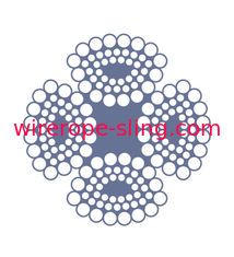 4V * 39S 5FC特別なワイヤー ロープ、オイル釣のためのスエージ ターミナル ワイヤー ロープ