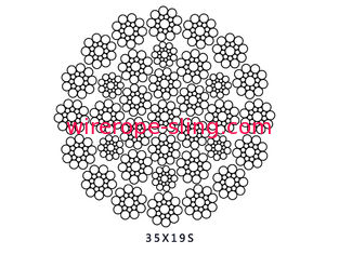 影響の靭性クレーン ワイヤー ロープ、鋼鉄ロープ ケーブル1870の引張強さ