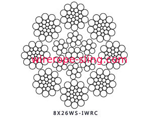 抵抗繊維の中心ワイヤー ロープ、港のローディング/荷を下すことのためのIwrcワイヤー ロープを疲れさせて下さい