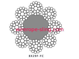 IWRCの鋼線ケーブル、二重ビーム クレーンのための鋼鉄持ち上がるケーブル8x29Fi