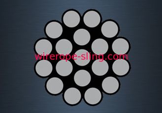 1x19はワイヤー ロープのガレージのドア ケーブルの高引張強さRHOLの位置に電流を通しました