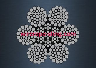 繊維のIwrcの鋼線ロープ、救命ボートの落下の適用範囲が広いワイヤー ロープJISの標準