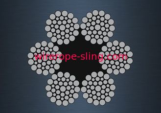 繊維のIwrcの鋼線ロープ、救命ボートの落下の適用範囲が広いワイヤー ロープJISの標準