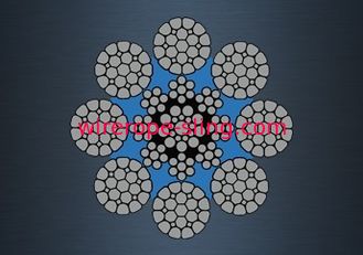 非港のクレーン車のための合金によって電流を通されるワイヤー ロープASTMの標準