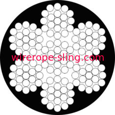 黄色く装飾的なワイヤー ロープ、防蝕上塗を施してあるステンレス鋼ケーブル