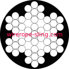 庭の装飾のために塗られる7x7ステンレス鋼ワイヤー ロープの繊維の中心の黒のビニール