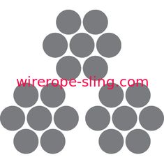 316アンカー係留海難救助操作のためのステンレス鋼ワイヤー ロープ3x7の空の中心