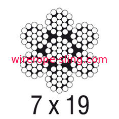 7機のX19航空機ケーブルはビニール500のFtの壊れ目の強さ4200lbの炭素鋼の塗りました