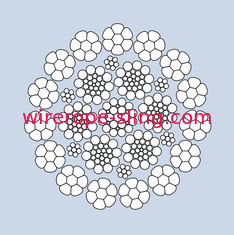 クローラー クレーン水平寄せによって密集させる鋼線ロープK9 x K19Sの回転抵抗