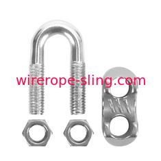 軽量ワイヤー ロープのケーブル固定金具M5のステンレス鋼の耐食性