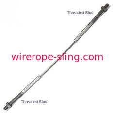 商業鋼鉄ケーブル ハードウェア、ワイヤー ロープのスタッドは316の等級のステンレス鋼に通しました
