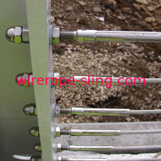 商業鋼鉄ケーブル ハードウェア、ワイヤー ロープのスタッドは316の等級のステンレス鋼に通しました