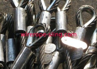 メカニカルスプライスドワイヤーロープスリングソフトループシングルレッグ