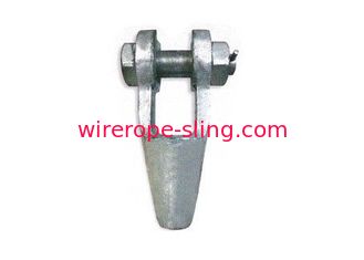 鋳造された表面ワイヤロープスリング、注ぎ込まれた合金スチールオープンスペルターソケット