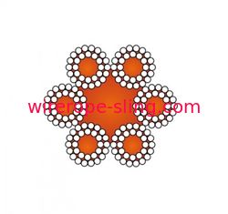 釣りラウンドストランドスチールワイヤーケーブル6 X 24モーニングライン/ホイスト用