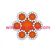 高柔軟性鋼線ロープ6 X 12バンドル用Ungalvanized /亜鉛メッキ