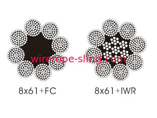 高強度鋼線ロープラウンドストランド8 X 61を着用してください