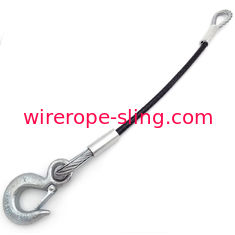 Ø9.5mmヘビーデューティワイヤロープスリング、5トン亜鉛メッキ鋼線ケーブル