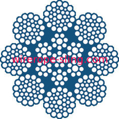 非回転リフティングワイヤーロープ、ポートロード/アンロード用安全スチールワイヤーケーブル