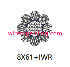 建設スチールロープケーブルリニア接触耐摩耗性20mm  -  120mm