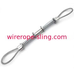 アルミニウム フェルールが付いている3.2mmのホースのWhipcheckの鋼線のロープそして吊り鎖