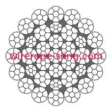 鋼線ロープLKS 16-5を高く上げるブーム クレーンにCのすべての繊維密集しました格子をつけて下さい