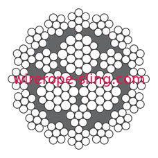 抵抗力がある上塗を施してあるワイヤー ロープLKS 16-6の回転を高く上げる回転タワー クレーン