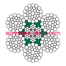 鋼線ロープLKS 6-1 P亜鉛上塗を施してあるクラスBの標準を高く上げる橋クレーン