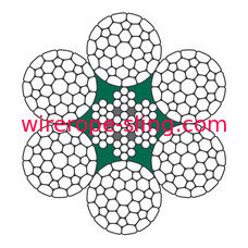 密集する10mmワイヤー ロープLKS 6-2 CPの外の繊維を高く上げるガントリー クレーン