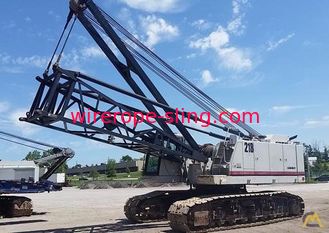 格子ブーム クレーン ブームのペンダント8mmワイヤー ロープLKS 8-2 CPのプラスチック パッディング