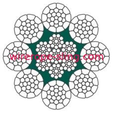 密集する電流を通された鋼線ロープLKS 8-7 CPの外の繊維を高く上げるグリッパー クレーン