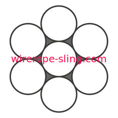 304 1X7 5mmワイヤー ロープT/S建築のための1570のMPa鋼鉄ケーブル ワイヤー ロープ