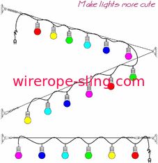 ビニール-ターンバックルおよびホックが付いている上塗を施してある164 Ft 7x19のステンレス鋼ワイヤー ロープ