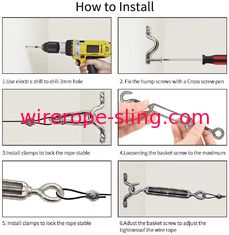 ひもの軽い掛かるキット150 FT頑丈な10mmワイヤー ロープ