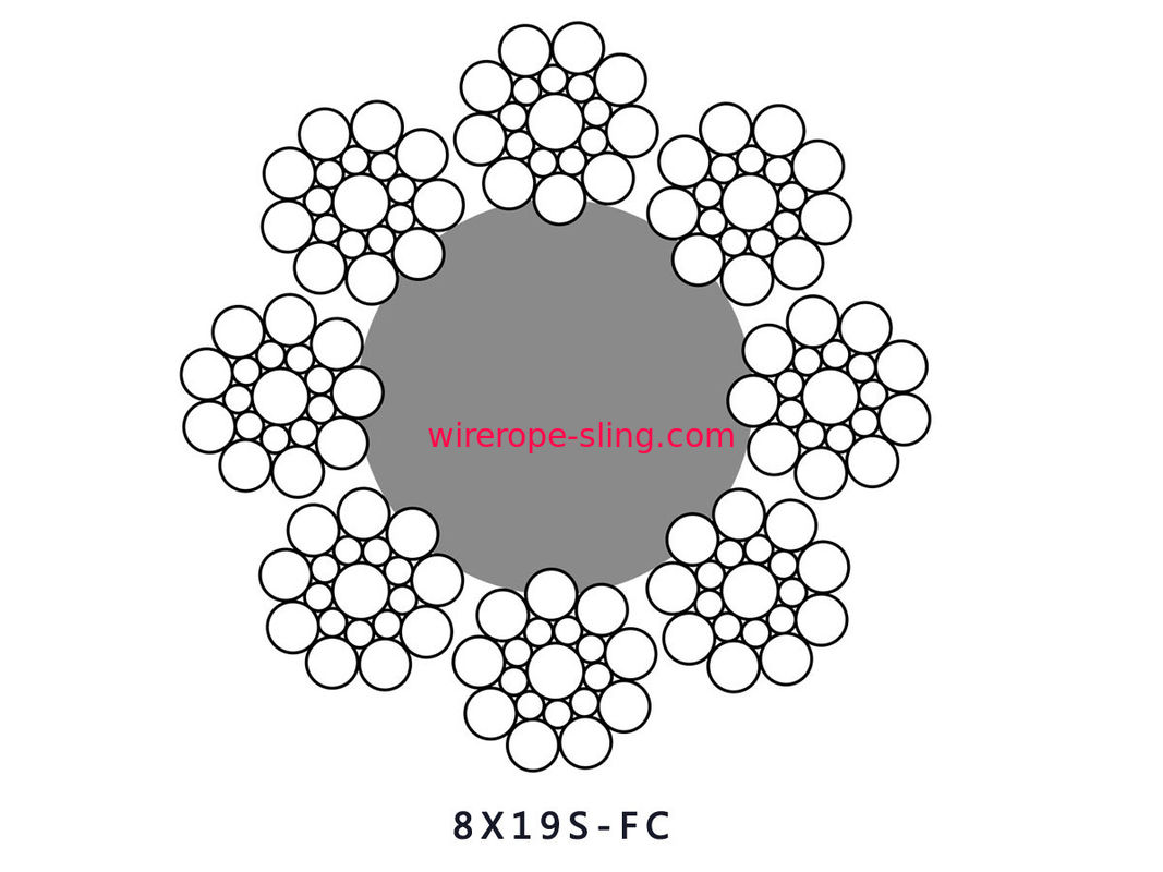エレベーターの牽引のモールのエレベーター ワイヤー ロープのための8x19S鋼線ロープ