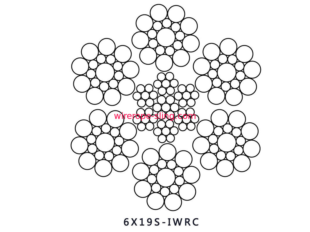 長距離伝達と耐久力のある6 X19Sの鋼線ロープ