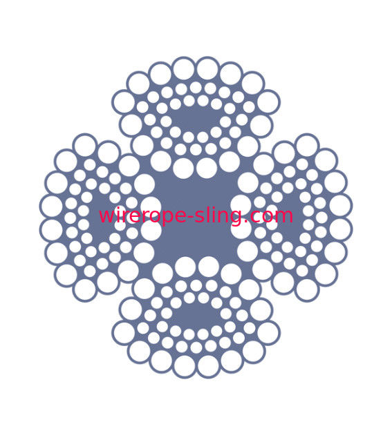 4V * 39S 5FC特別なワイヤー ロープ、オイル釣のためのスエージ ターミナル ワイヤー ロープ