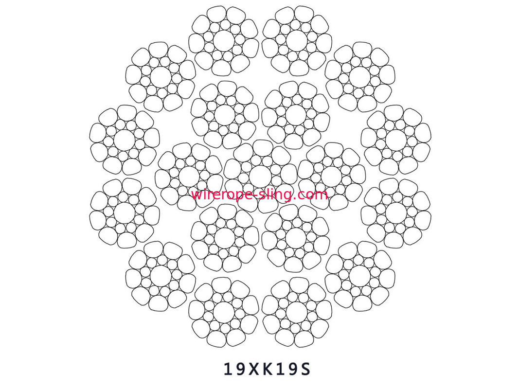 主要な補助持ち上がるロープ、多繊維ロープ19 X K19Sの耐食性