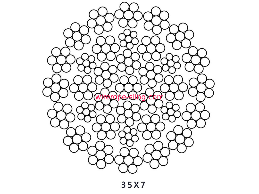 自動車クレーン タワー クレーンのための大きい安全率の鋼線ロープのライト級選手