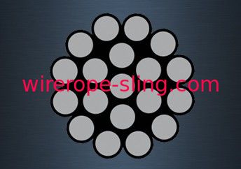 1x19はワイヤー ロープのガレージのドア ケーブルの高引張強さRHOLの位置に電流を通しました