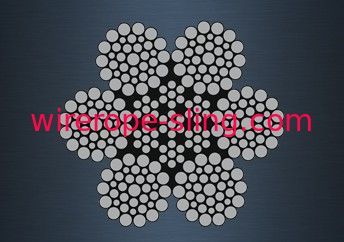 繊維のIwrcの鋼線ロープ、救命ボートの落下の適用範囲が広いワイヤー ロープJISの標準