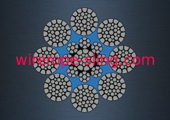 安全はワイヤー ロープの最高密集した鋼鉄ロープに曲がる疲労生命電流を通しました