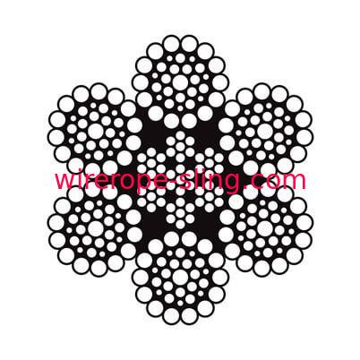 非回転水平寄せワイヤー ロープOEM/ODMサービスは高温に抗します